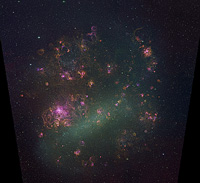 Emission-line image of the LMC: C. Smith, S. Points, the MCELS Team, and NOAO/AURA/NSF